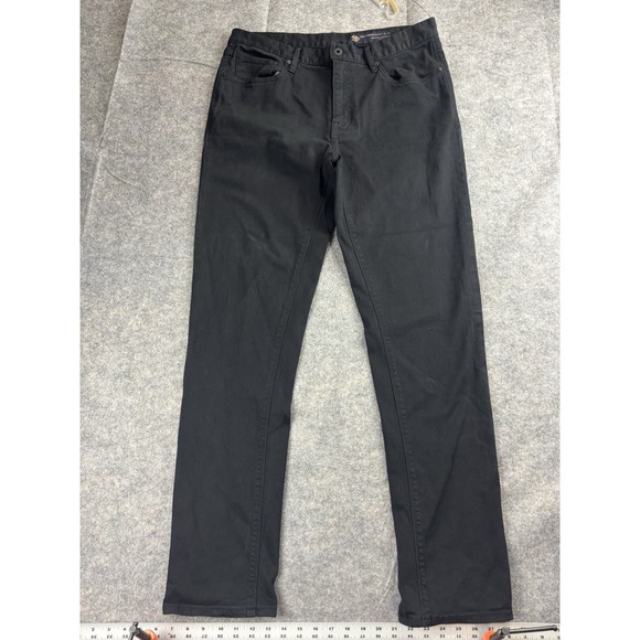 Roark Jeans Standard Slim Fit Black Denim Pants Flex Casual Mens Size 34x34 - Picture 10 of 16